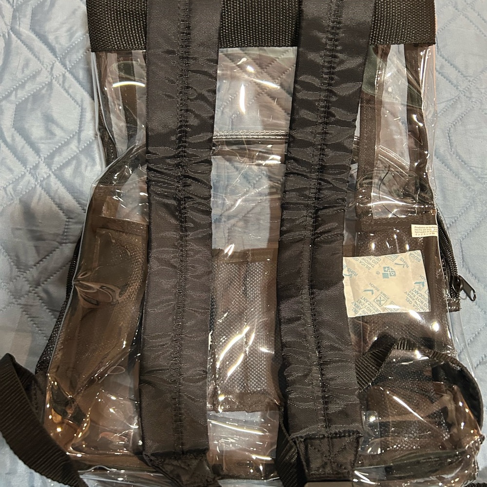 Amazon Black Backpack Durable Functional Design - Picture 3 of 5